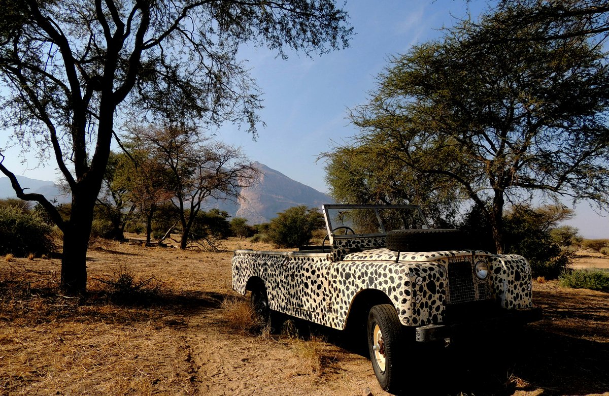 4x4 driving along a dirt road